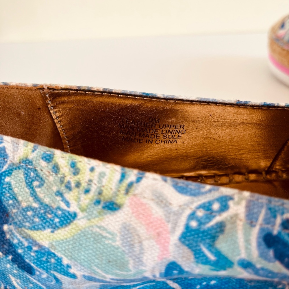 Lilly Pulitzer Blue and Pink Espadrilles - Picture 4 of 6